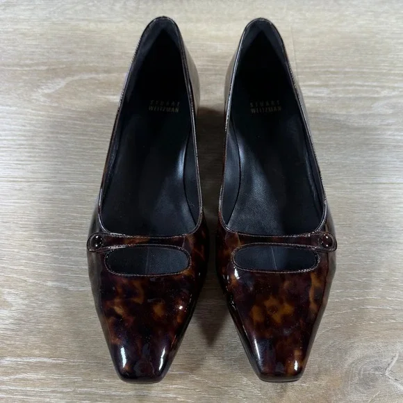 Stuart Weitzman Tortoiseshell Flats - Picture 3 of 8